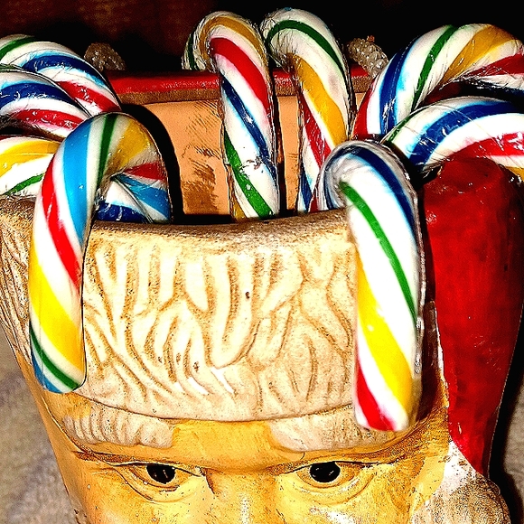 Vintage ceramic Santa  holder - Picture 4 of 7